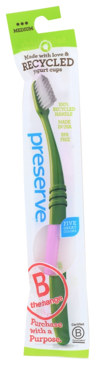 PRESERVE: Medium Toothbrush Lightweight Pouch, 1 ea