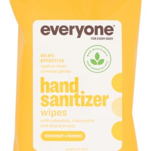 EVERYONE: Wipes Sanitizer Coconut Lemon 15ct, 1 ea