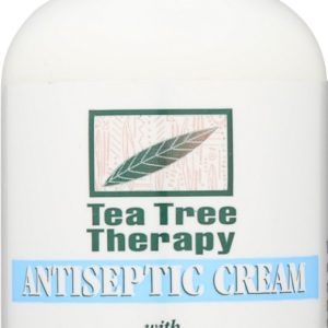 TEA TREE THERAPY: Antiseptic Cream with Tea Tree Oil and Herbal Extracts, 4 oz