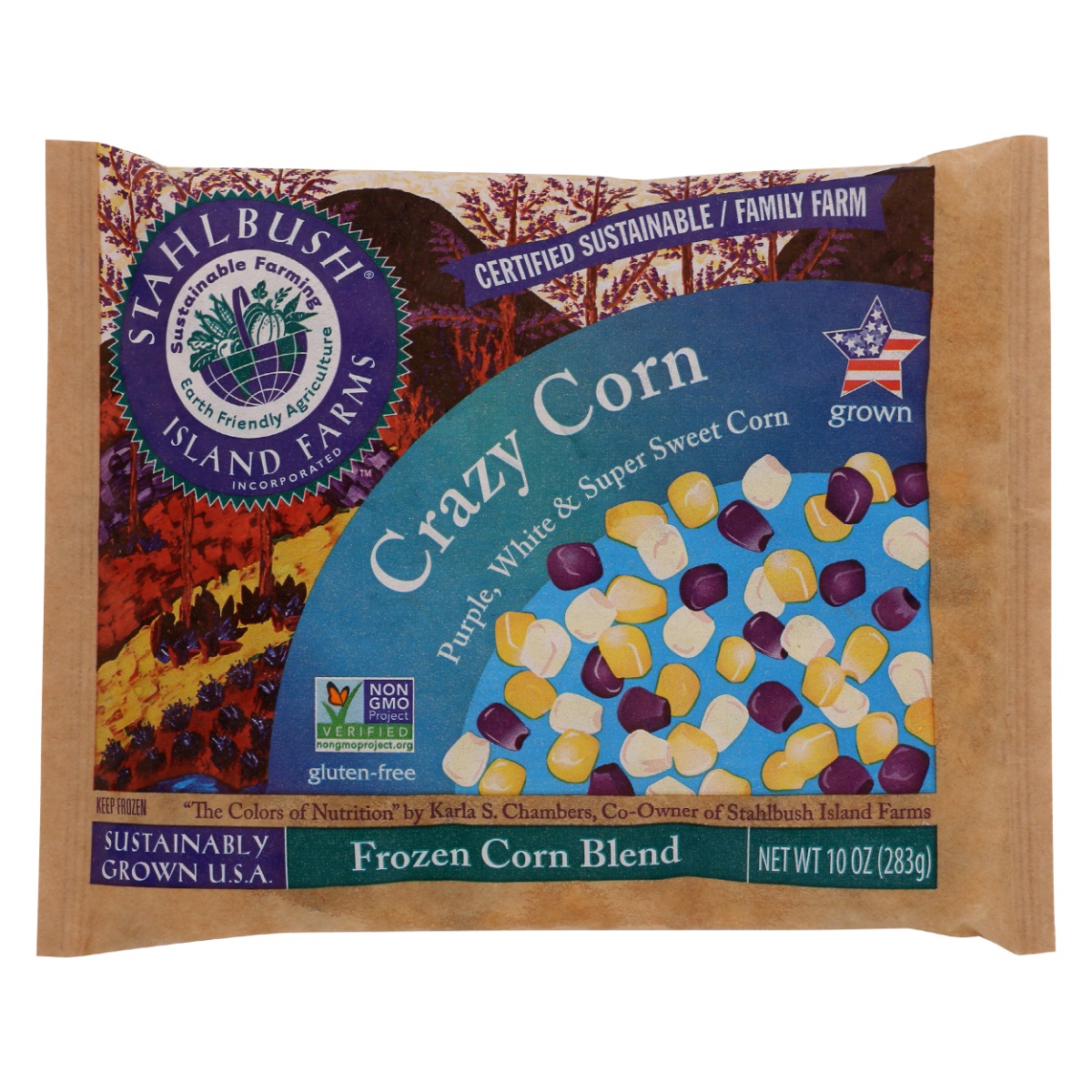 STAHLBUSH: Island Farms Crazy Corn Blend, 10 oz