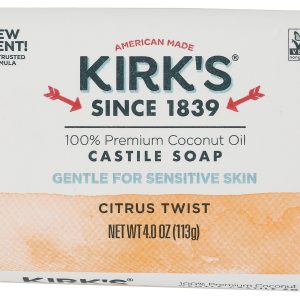KIRKS: Castile Bar Soap Citrus Twist, 4 oz