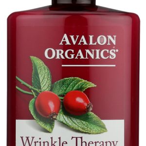 AVALON ORGANICS: Wrinkle Therapy Cleansing Milk with CoQ10 & Rosehip, 8.5 oz