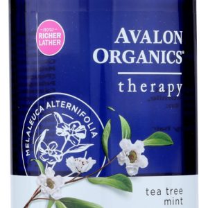 AVALON ORGANICS: Scalp Normalizing Shampoo Tea Tree Mint Therapy, 14 oz