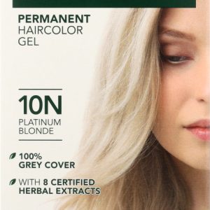 HERBATINT: Permanent Herbal Haircolour Gel 10N Platinum Blonde, 4 oz