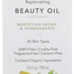 NOURISH ORGANIC: Replenishing Argan Oil with Pomegranate and Rosehip, 3.4 oz