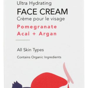 NOURISH ORGANIC: Ultra Hydrating Face Cream Pomegranate Acai Plus Argan, 1.7 oz
