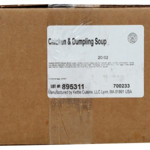 KETTLE CUISINE: Chicken & Dumpling Soup, 4 lb