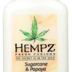 HEMPZ: Fresh Fusions Sugarcane & Papaya Herbal Body Moisturizer, 17 oz