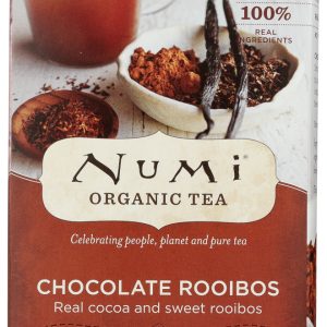 NUMI ORGANIC TEA: Indulgent Tea Chocolate Rooibos, 12 Tea Bags