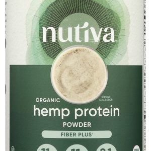 NUTIVA: Organic Superfood Hemp Protein Hi-Fiber, 16 oz