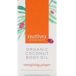 NUTIVA: Oil Body Cocont Ginger, 3.4 oz