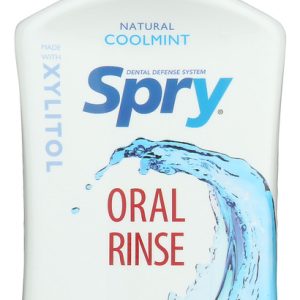 SPRY: Oral Rinse Cool Mint, 16 Oz