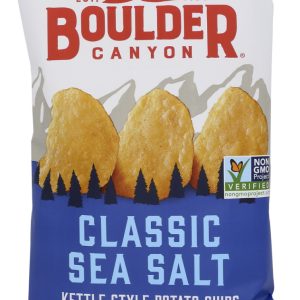 BOULDER CANYON: Sea Salt Kettle Cooked Potato Chips, 5 oz