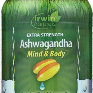 IRWIN NATURALS: Ashwagandha Extra Strengt, 60 sg