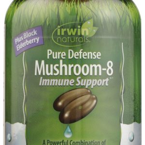 IRWIN NATURALS: Pure Defense Mushroom-8 Immune Support, 60 sg