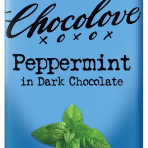 CHOCOLOVE: Peppermint In Dark Chocolate Bar, 3.2 oz