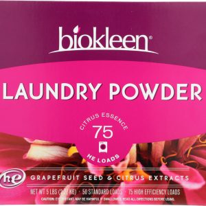 BIO KLEEN: Laundry Powder Grapefruit Seed And Citrus Extract, 5 lb