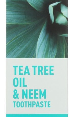 DESERT ESSENCE: Natural Tea Tree Oil and Neem Toothpaste Wintergreen, 6.25 oz