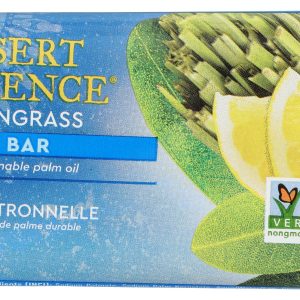 DESERT ESSENCE: Soap Bar Lemongrass, 5 oz