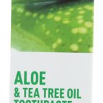DESERT ESSENCE: Aloe and Tea Tree Oil Toothpaste, 6.25 oz