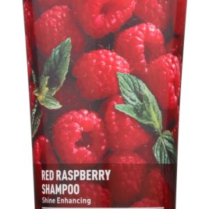 DESERT ESSENCE: Organic Shampoo Shine for All Hair Types Red Raspberry, 8 oz