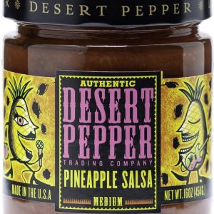 DESERT PEPPER: Pineapple Medium Salsa, 16 oz