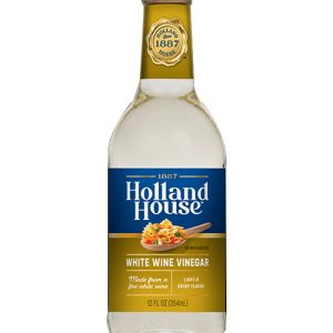 HOLLAND HOUSE: White Wine Vinegar, 12 oz