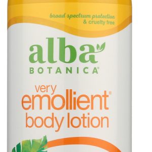ALBA BOTANICA: Very Emollient Body Lotion Daily Shade SPF 15, 32 oz