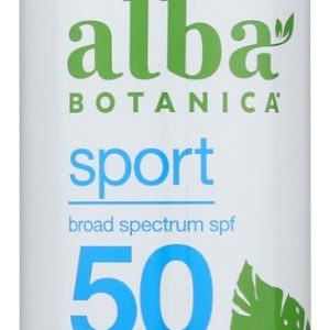 ALBA BOTANICA: Cool Sport Spray SPF 50, 6 oz