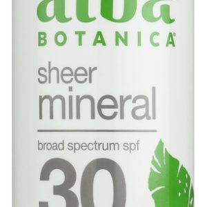 ALBA BOTANICA: Sensitive Mineral Sunscreen SPF 33, 6 oz