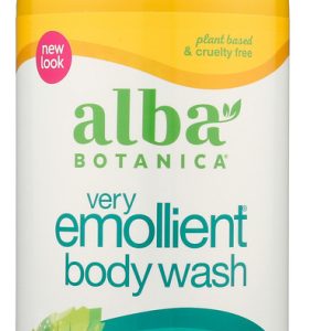 ALBA BOTANICA: Very Emollient Bath & Shower Gel Sparkling Mint, 32 oz