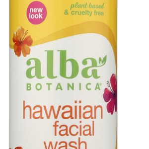 ALBA BOTANICA: Hawaiian Facial Wash Coconut Milk, 8 oz