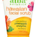 ALBA BOTANICA: Hawaiian Pineapple Enzyme Facial Scrub, 4 oz