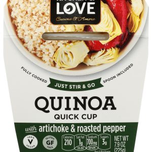 CUCINA & AMORE: Quinoa Meal Artichokes & Roasted Peppers, 7.9 oz
