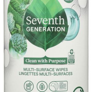 SEVENTH GENERATION: Multi Surface Wipes Garden Mint, 70 pc