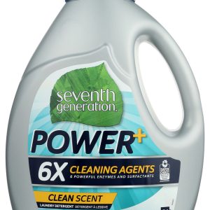 SEVENTH GENERATION: Power Plus Laundry Detergent Clean Scent, 95 oz