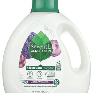 SEVENTH GENERATION: Liquid Laundry Detergent Fresh Lavender, 135 fo