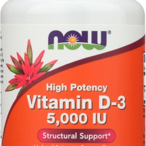 NOW: Vitamin D3 5000Iu, 120 sg