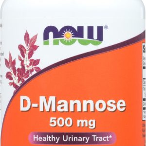 NOW: D-Mannose 500Mg, 120 vc