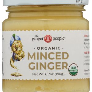 THE GINGER PEOPLE: Organic Minced Ginger, 6.7 Oz