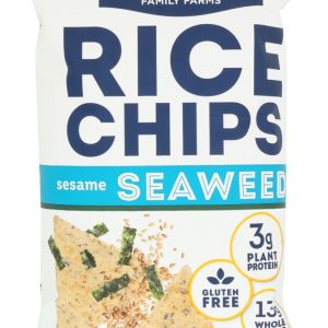 LUNDBERG: Rice Chips Sesame And Seaweed, 6 oz
