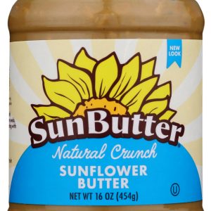 SUNBUTTER: Natural Crunch Sunflower Seed Spread, 16 oz