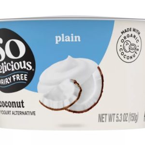 SO DELICIOUS: Plain Coconut Milk Yogurt Alternative, 5.3 oz