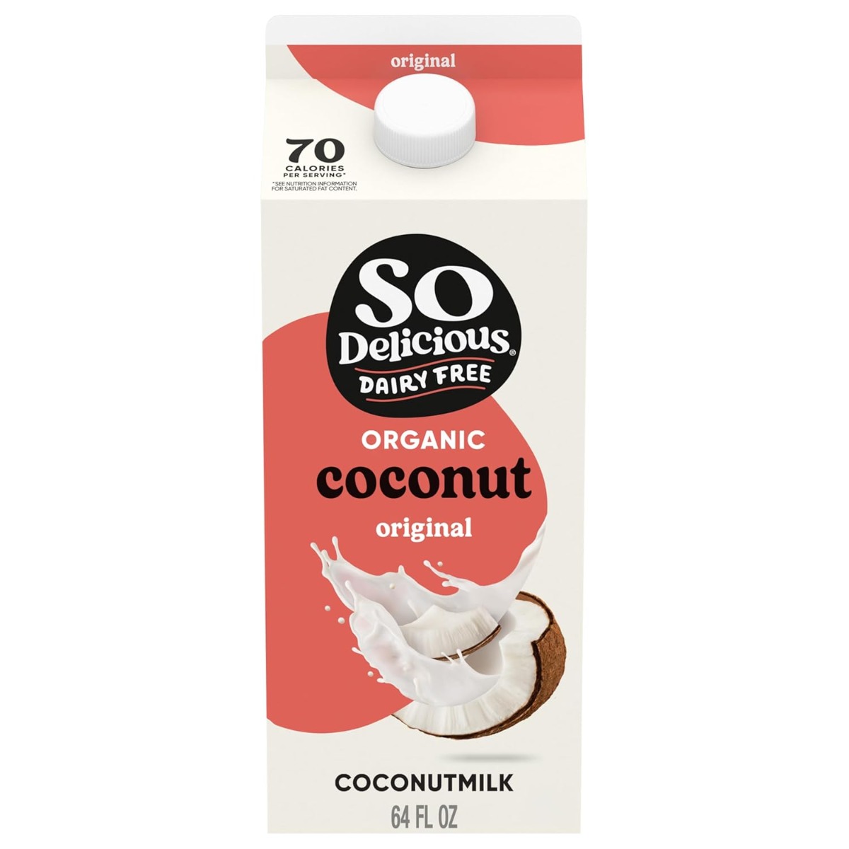 SO DELICIOUS: Organic Coconut Milk Beverage Original, 64 oz