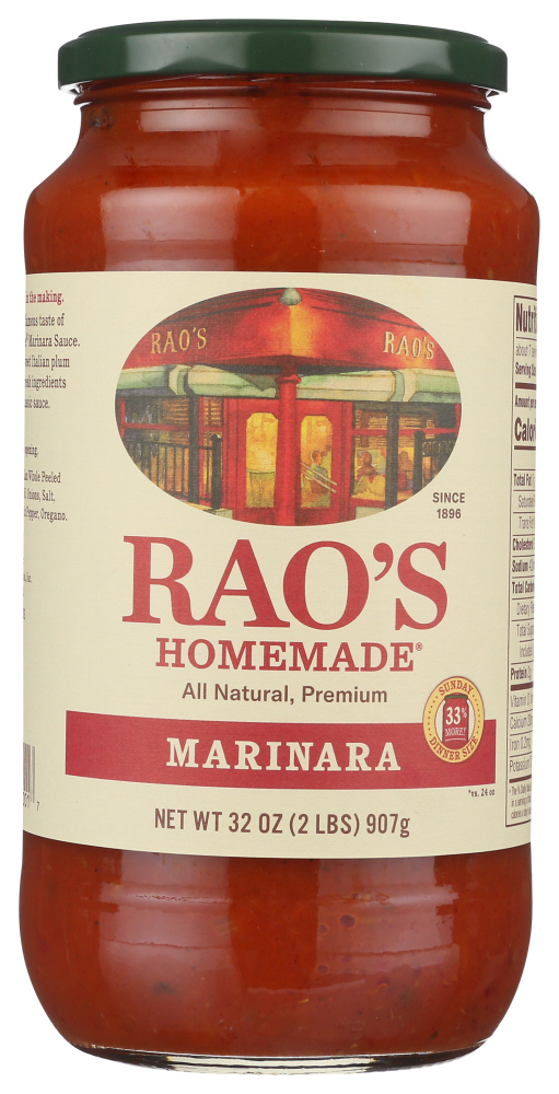 RAO'S HOMEMADE: Marinara Sauce, 32 oz