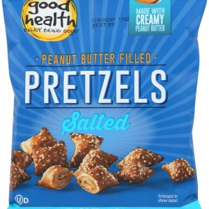 GOOD HEALTH: Peanut Butter Filled Pretzels Salted, 5 oz