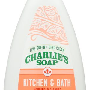 CHARLIES SOAP: Kitchen And Bath Household Cleaner, 32 oz