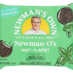 NEWMAN'S OWN: Newman O's Hint O Mint Creme Cookies, 13 oz
