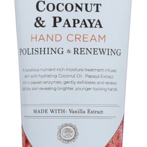 NUBIAN HERITAGE: Hand Cream Coconut Papaya, 4 oz