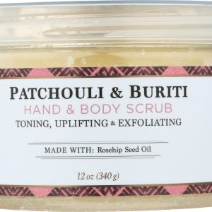 NUBIAN HERITAGE: Body Scrub Patchouli Brti, 12 oz